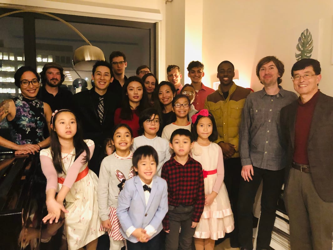 student recital group picture